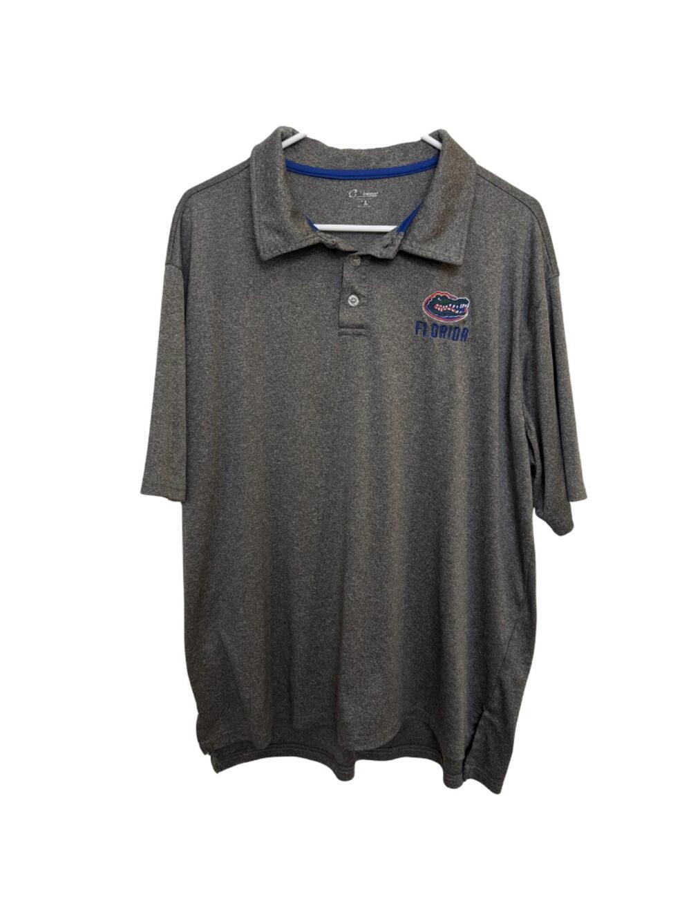 Florida Gators Men's Polo Shirt, Gray, Size XL, University of Florida, UF Gators